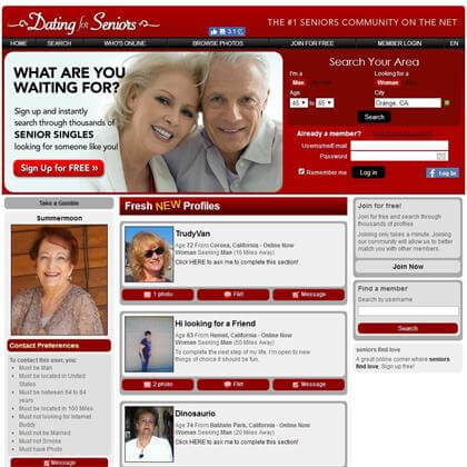 best free dating sites for:seniors