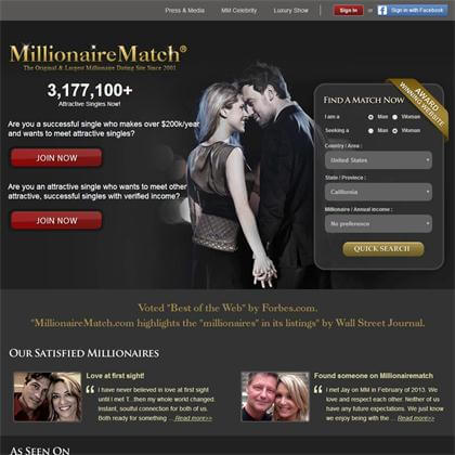 is there a dating site for millionaires